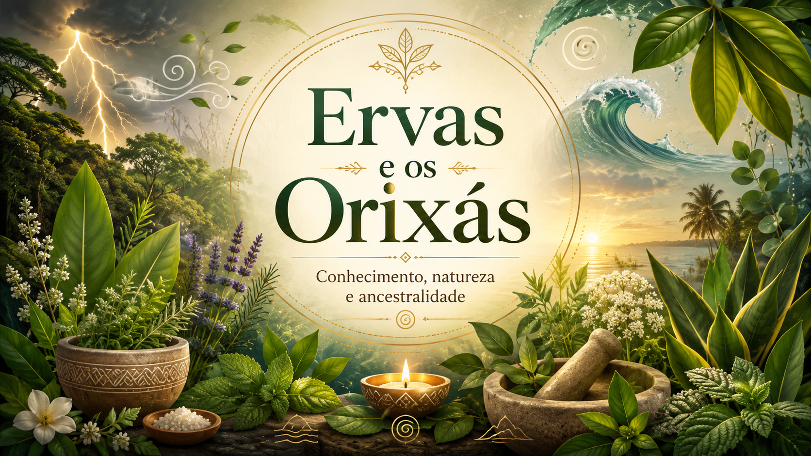 Capa do curso Ervas e os Orixás